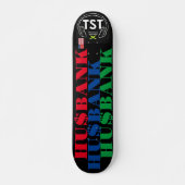 HU$BANK OFFICIAL JMT 7 3/4-inch skateboard deck (Voorkant)