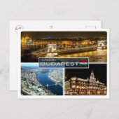 HU Hongarije - Boedapest - Briefkaart (Voorkant / Achterkant)