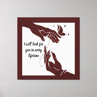 Hua Cheng and Xie Lian hands Tgcf Canvas Afdruk