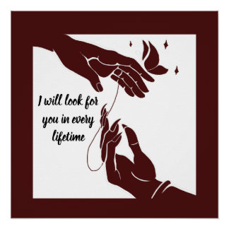 Hua Cheng and Xie Lian hands Tgcf Perfect Poster