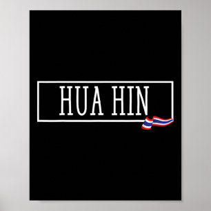 Hua Hin Thailand Aandenken Siam Prathet Thaise Vro Poster