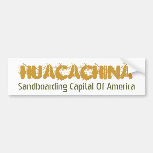 Huacachina Bumpersticker (Voorkant)
