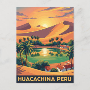  Huacachina Peru Reizen Briefkaart