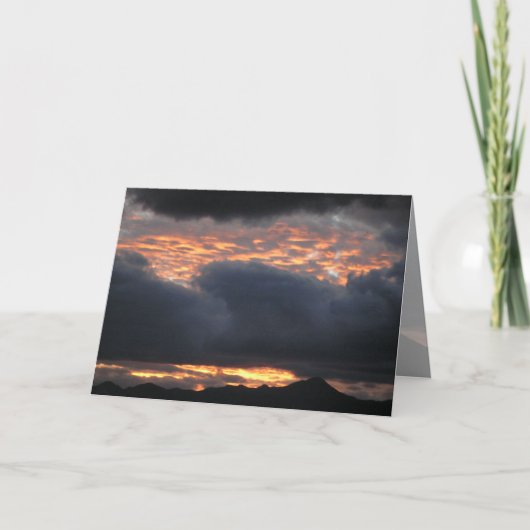 Huachuca Mt. Sunset - Carte de voeux (Devant)