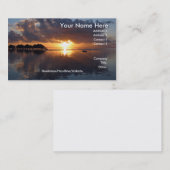 Huahine Sunset Visitekaartje (Voorkant / Achterkant)