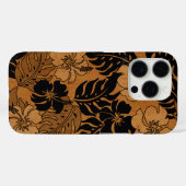 Huakini Bay Hawaiian Hibiscus  Faux Wood Case-Mate iPhone Case (Achterkant (horizontaal))