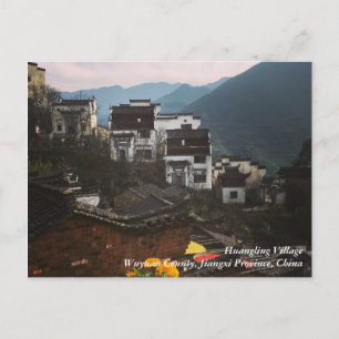 Huangling Village, Wuyuan County, Jiangxi, China Briefkaart
