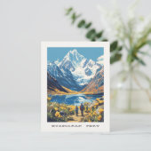Huascaran Pérou Carte postale Voyage (Debout devant)