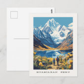 Huascaran Pérou Carte postale Voyage (Devant / Derrière)
