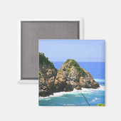 Huatulco kustlijn magneet (Voorkant / Achterkant)