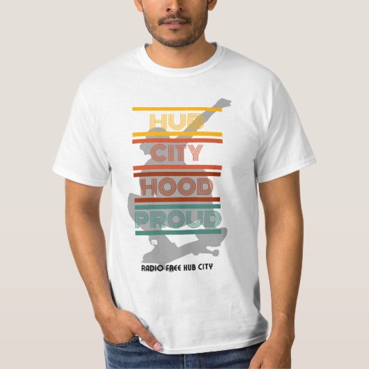 Hub City Hood Proud T-Shirt (Voorkant)