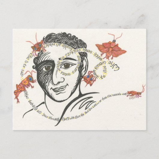 Hub voor overlevenden #1: Cricks Briefkaart (Voorkant)