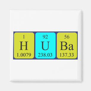 Huba periodieke table name magnet magneet