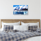 Hubbard Glacier, Alaska Canvas print (Insitu (Slaapkamer))