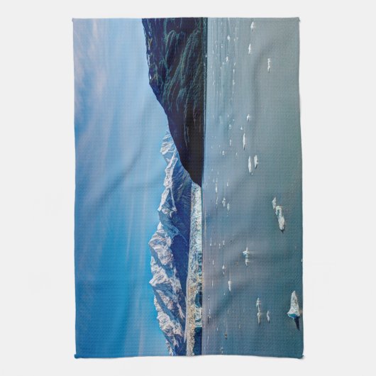 Hubbard Glacier, Alaska Kitchen theehanddoek Theedoek (Verticaal)
