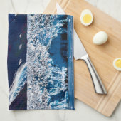 Hubbard Glacier, Alaska Serviette à thé de cuisine (Quart Plié)