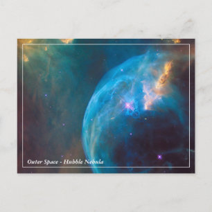 Hubble & Bubble Nebula - Buitenruimte (briefkaarte Briefkaart