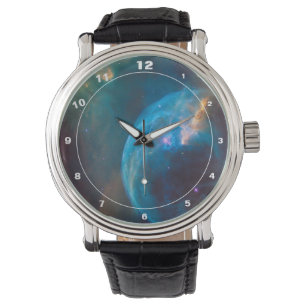 Hubble & Bubble Nebula - Buitenruimte (horloge) Horloge