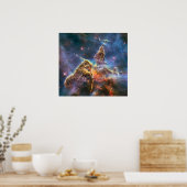Hubble Captures Uitzicht "Mystic Mountain" Poster (Keuken)