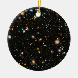 Hubble Deep Field Keramisch Ornament