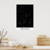 Hubble Deep Field Poster – Iconische Hubble Ruimte (Keuken)
