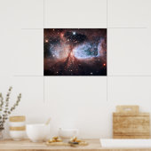 Hubble Sneeuwengel Poster (Keuken)