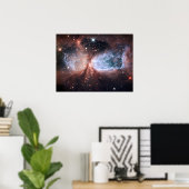 Hubble Sneeuwengel Poster (Thuiskantoor)