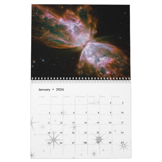 Hubble Space Telescope 2010 Agenda Kalender (Jan 2026)