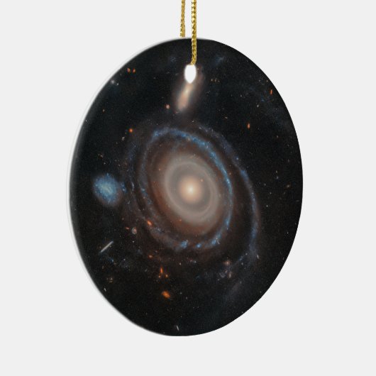 Hubble Space Telescope Bullseye Galaxy Keramisch Ornament (Rechts)