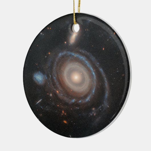 Hubble Space Telescope Bullseye Galaxy Keramisch Ornament (Links)