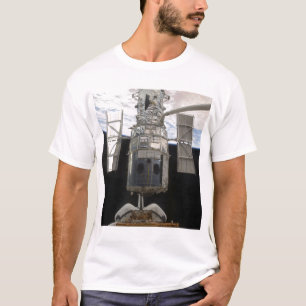 Hubble Space Telescope in Atlantis cargo bay T-shirt