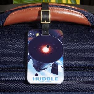 Hubble Space Telescope Poster. Bagagelabel