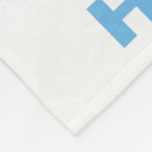 Hubble Space Telescope Poster. Fleece Deken (Hoek)