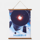 Hubble Space Telescope Poster. Hangend Wandkleed (Voorkant)