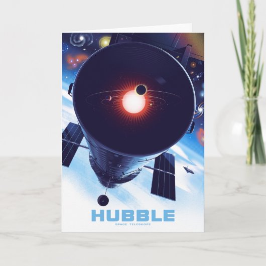 Hubble Space Telescope Poster. Kaart (Voorkant)