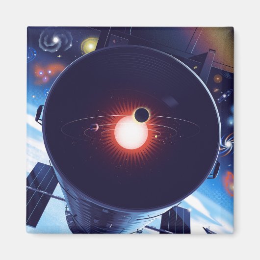 Hubble Space Telescope Poster. Magneet (Voorkant)