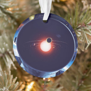 Hubble Space Telescope Poster. Ornament