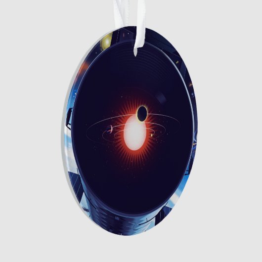 Hubble Space Telescope Poster. Ornament (voorkant)