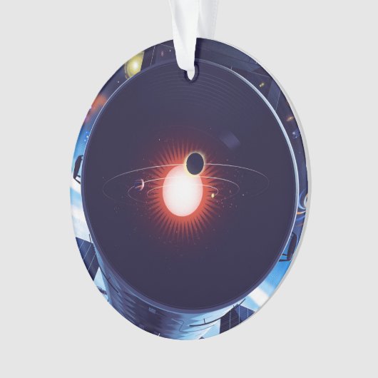 Hubble Space Telescope Poster. Ornament (voorkant)