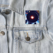 Hubble Space Telescope Poster. Vierkante Button 5,1 Cm (In situ)