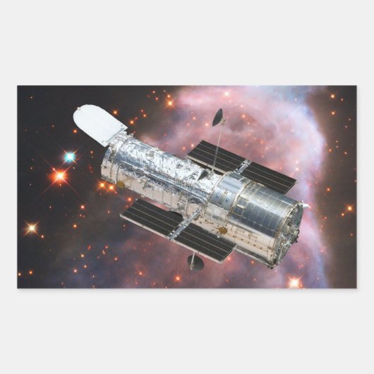 Hubble Space Telescope Rechthoekige Sticker (Voorkant)