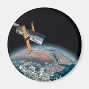 Hubble Space Telescope Round Astronomy Magnet Magneet