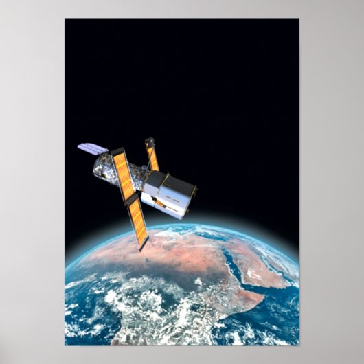 Hubble Space Telescope Small Space Poster/Print Poster (Voorkant)