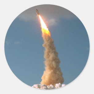 Hubble Space Telescope zet NASA op Ronde Sticker