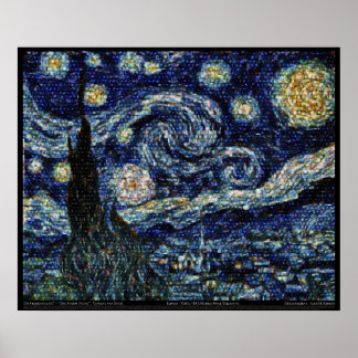Hubble Sterrennacht (29,3 x 24 inch) Poster