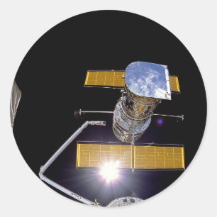 Hubble telescoop ronde sticker