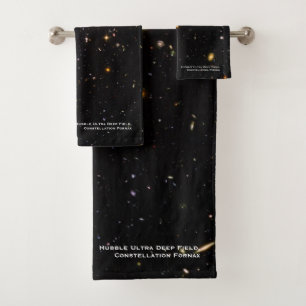 Hubble Telescope Ultra Deep Field Galaxies Foto Bad Handdoek