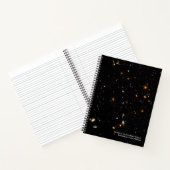 Hubble Telescope Ultra Deep Field Galaxies Foto Notitieboek (Binnen)
