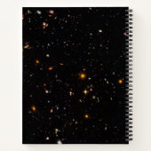 Hubble Telescope Ultra Deep Field Galaxies Foto Notitieboek (Achterkant)