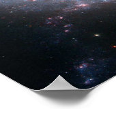 Hubble Uitzicht van Barred Spiral Galaxy NGC 1672 Poster (Hoek)